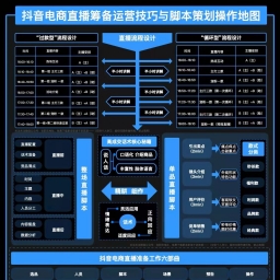 抖音电商直播筹备运营技巧与脚本策划操作地图